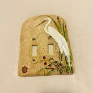 Ceramic Double Switch Plate Cover